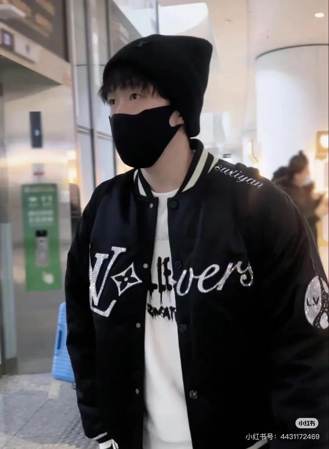 Louis Vuitton 24Fw Embroidered Polyamide Cotton Baseball Jacket Jacket